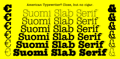 Suomi Slab Serif Font Poster 1