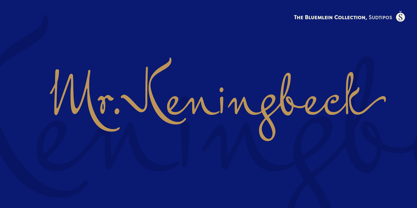 Mr Keningbeck Pro Font Poster 1