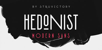 Hedonist Font Poster 1