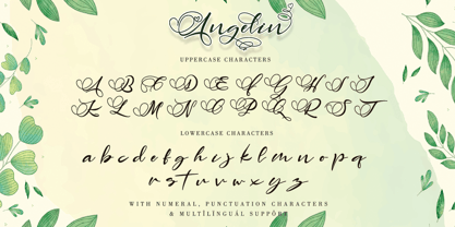 Angelin Love Font Poster 8
