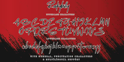 Rockybilly Font Poster 6