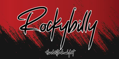 Rockybilly Font Poster 1