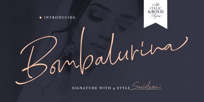 Bombalurina Font Poster 1