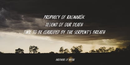 Symbolic Prophecy Font Poster 5