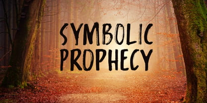 Symbolic Prophecy Font Poster 1