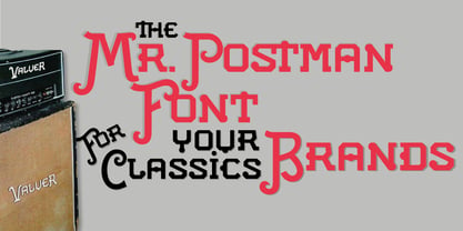 Postman Font Poster 1
