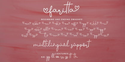 Faritta Font Poster 8
