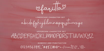 Faritta Font Poster 7