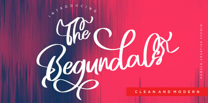 The Begundals Font Poster 1