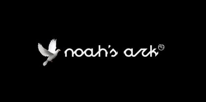 Noahs Ark Font Poster 10
