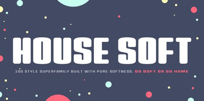House Soft Font Poster 2