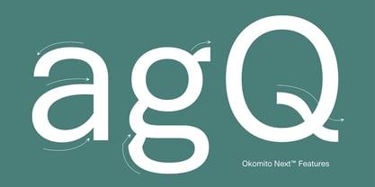 Okomito Next Font Poster 3