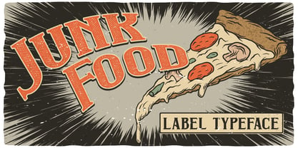 Junk Food Font Poster 1