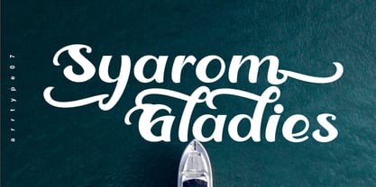 Syarom Gladies Font Poster 2