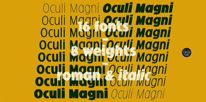 Oculi Magni Font Poster 2