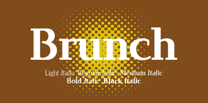 Brunch Pro Font Poster 1