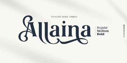 Allaina Font Poster 1