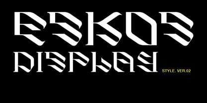 Eskos Display Font Poster 1