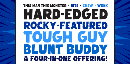 This Man This Monster Font Poster 2