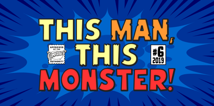 This Man This Monster Font Poster 1
