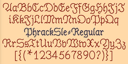 PhrackSle Font Poster 6