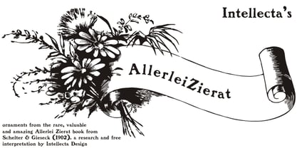 Allerlei Zierat Font Poster 3