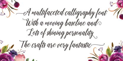 Emainell Script Font Poster 3