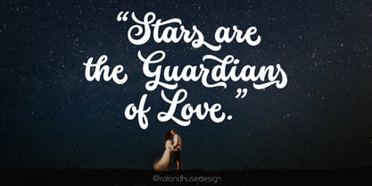 Stars & Love Font Poster 3