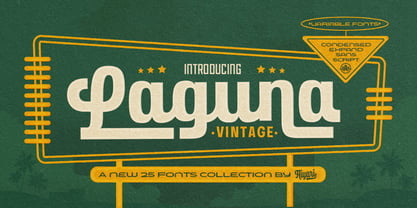 Laguna Vintage Font Poster 1