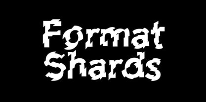 -OC Format Shards Font Poster 1