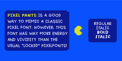 Pixel Pants Font Poster 7