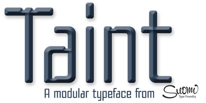 Taint Font Poster 1