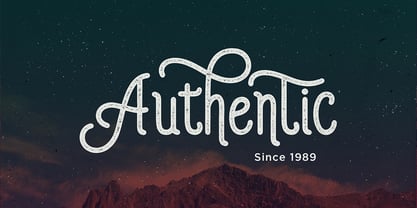 Auther Font Poster 5
