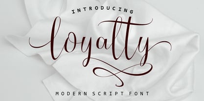 Loyalty Script Font Poster 1
