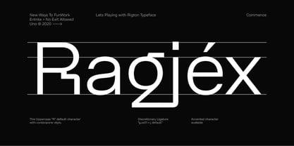 Rigton Font Poster 2