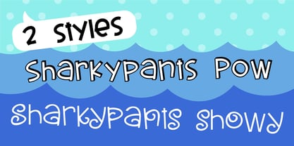 PN Sharkypants Font Poster 9