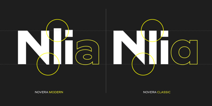 Novera Font Poster 6