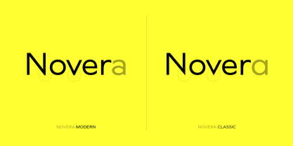 Novera Font Poster 2