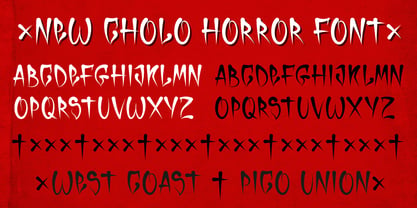 Horror Graffiti Cholo Font Poster 3