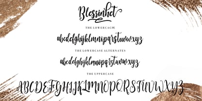 Blessinhet Script Font Poster 6