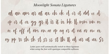 Moonlight Sonata Font Webfont Desktop MyFonts