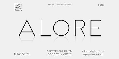 Alore Font Poster 1