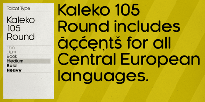 Kaleko 105 Round Font Poster 9