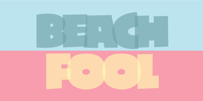 Beach Fool Fuente Póster 1