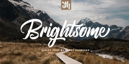 Brightsome Font Poster 1