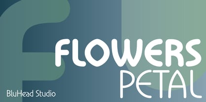 Flowers Font Poster 4