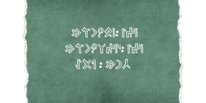 Orkhon Font Poster 4