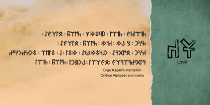 Orkhon Font Poster 3