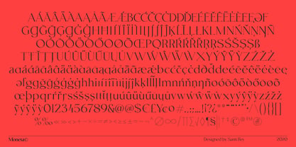 Moneta Font Poster 9