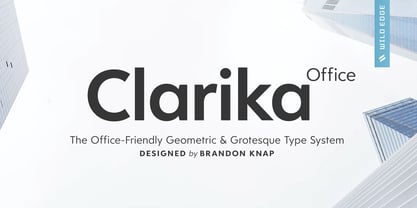 Clarika Office Font Poster 1